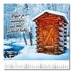 Nástenný kalendár 2026 - Kadibudky