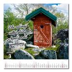 Nástenný kalendár 2026 - Kadibudky