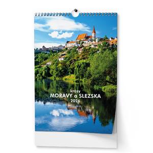 Nástenný kalendár 2026 Krásy Moravy a Sliezska