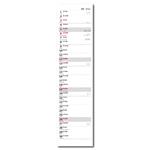 Nástenný kalendár 2026 Kravata - Poznámková viazanka