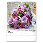 Nástenný kalendár 2026 Kvety