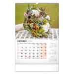 Nástenný kalendár 2026 Kvety