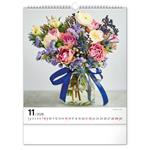 Nástenný kalendár 2026 Kvety