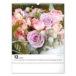 Nástenný kalendár 2026 Kvety