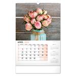 Nástenný kalendár 2026 Kvety