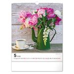 Nástenný kalendár 2026 Kvety