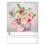 Nástenný kalendár 2026 Kvety