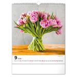 Nástenný kalendár 2026 Kvety