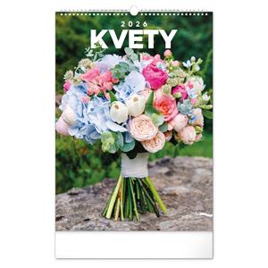 Nástenný kalendár 2026 Kvety