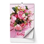 Nástenný kalendár 2026 Kvety