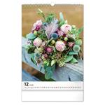 Nástenný kalendár 2026 Kytica