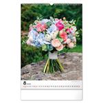 Nástenný kalendár 2026 Kytica