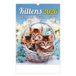 Nástenný kalendár 2026 - Mačičky