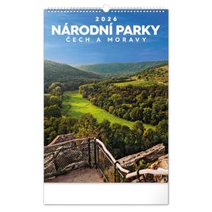 Nástenný kalendár 2026 Národné parky Čiech a Moravy