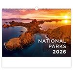 Nástenný kalendár 2026 - National Parks