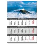 Nástenný kalendár 2026 - Pobrežie - 3-mesačné