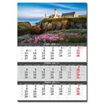 Nástenný kalendár 2026 - Pobrežie - 3-mesačné