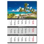 Nástenný kalendár 2026 - Pobrežie - 3-mesačné