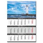 Nástenný kalendár 2026 - Pobrežie - 3-mesačné