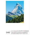 Nástenný kalendár 2026 poľský Hory