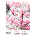 Nástenný kalendár 2026 poľský Kvety