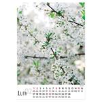 Nástenný kalendár 2026 poľský Kvety