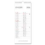 Nástenný kalendár 2026 poľský Mesačný
