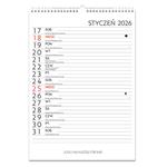 Nástenný kalendár 2026 poľský Štrnásťdňový