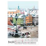 Nástenný kalendár 2026 poľský Varšava