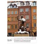 Nástenný kalendár 2026 poľský Varšava