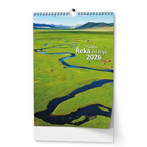 Nástenný kalendár 2026 Rieka čaruje