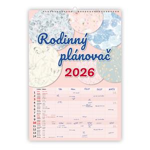 Nástenný kalendár 2026 - Rodinný plánovač