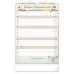 Nástenný kalendár 2026 Rodinný plánovací Harry Potter