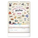 Nástenný kalendár 2026 Rodinný plánovací Harry Potter