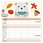 Nástenný kalendár 2026 Rodinný plánovací kalendár