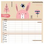 Nástenný kalendár 2026 Rodinný plánovací kalendár