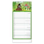 Nástenný kalendár 2026 Rodinný plánovací Krtko