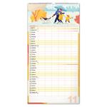 Nástenný kalendár 2026 Rodinný plánovací XXL