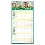 Nástenný kalendár 2026 Rodinný plánovací XXL