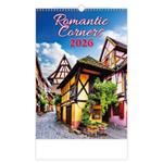 Nástenný kalendár 2026 - Romantic Corners
