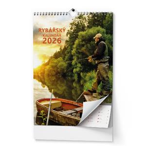 Nástenný kalendár 2026 Rybársky kalendár