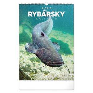 Nástenný kalendár 2026 Rybársky SK