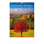 Nástenný kalendár 2026 - Slovenská krajina