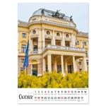 Nástenný kalendár 2026 slovenský Bratislava