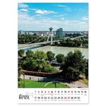 Nástenný kalendár 2026 slovenský Bratislava