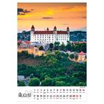 Nástenný kalendár 2026 slovenský Bratislava
