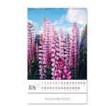 Nástenný kalendár 2026 slovenský Kvety