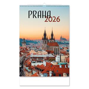 Nástenný kalendár 2026 slovenský Praha