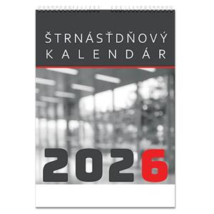 Nástenný kalendár 2026 slovenský Štrnásťdňový