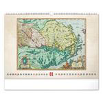 Nástenný kalendár 2026 Staré mapy